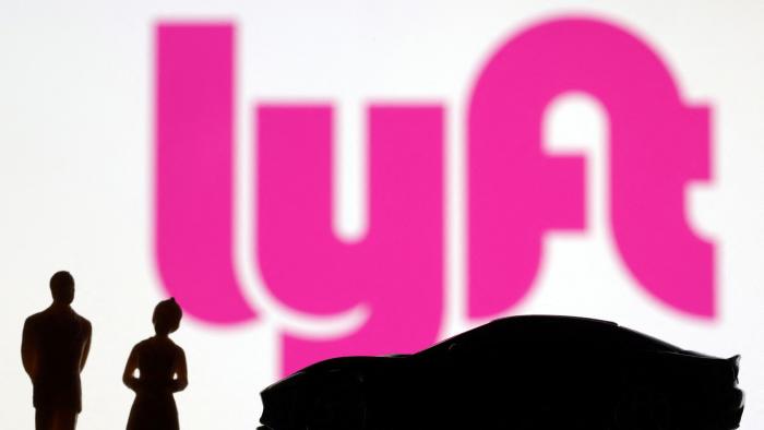 FILE PHOTO: Lyft logo is seen in this illustration taken June 27, 2022. REUTERS/Dado Ruvic/Illustration/File Photo